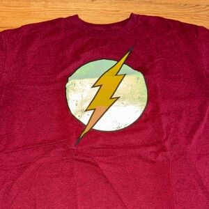 DC Comics Red Flash Logo Short Sleeve Tee